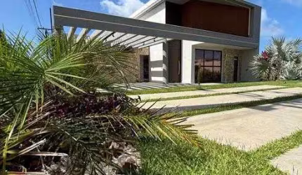 Casa de Alto Luxo em Jacuipe, Condomínio completo, Barra de Jacuipe - Camaçari / BA