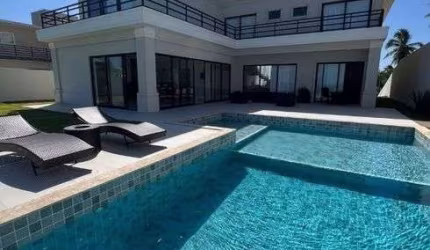 Casa de Alto Padrão pé na areia em Jacuípe, Litoral Norte/Bahia