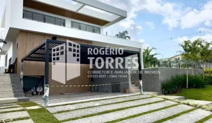 Casa a venda 5 suítes, sendo 3 closets, varandas e garagem em Alphaville Litoral Norte 1