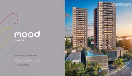 Cód. 398/18076 Costa Azul 3/4 com suíte no Mood