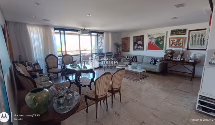 Apartamento a venda de 3 suítes + dependência, nascente e andar alto e com 4 vagas no Rio Vermelho