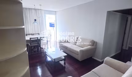 Apartamento locação de 3/4, 1 suíte, MOBILIADO e NASCENTE + dependência e garagem na BARRA