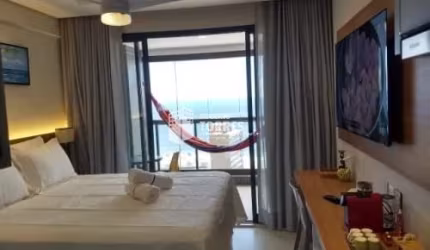 STUDIO a venda, NASCENTE, PORTEIRA FECHADA, vista mar e 1 garagem na Barra