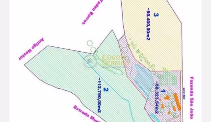 Sítio com 3 dormitórios à venda, 58323 m² por R$ 1.749.706,20 - Goiabal - Pindamonhangaba/SP