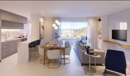 Apartamento de 2 Dormitórios | 1 Suíte | Pedra Branca | Palhoça