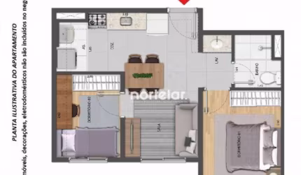 Apartamento com 2 dormitórios à venda, 35 m² por R$ 427.000,00 - Várzea da Barra Funda - São Paulo/SP