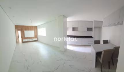 apartamento mobiliado 3 quarto 1 suite 2 vaga no barrio  campestre santo André