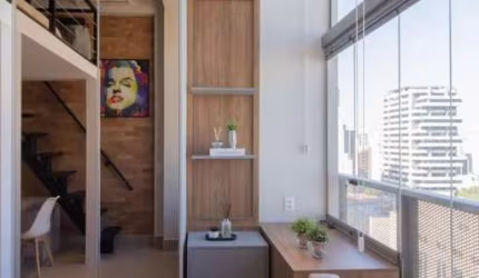 Studio com 1 dormitório para alugar, 32 m² por R$ 5.573,00/mês - Moema - São Paulo/SP