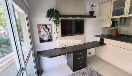 Apartamento com 1 dormitório para alugar, 28 m² por R$ 3.480,00/mês - Perdizes - São Paulo/SP