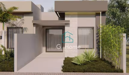 Ótima casa em construção com 3 dormitórios à venda, 88 m² por R$ 579.000 - Condomínio Morada das Flores - Cambé/PR