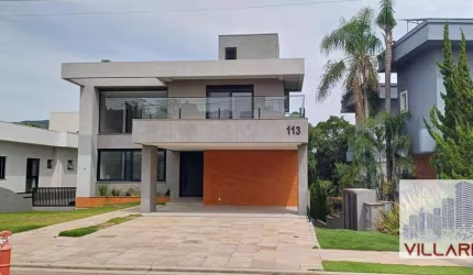 LINDA CASA ALTO PADRÃO 4 SUÍTES 349m² COND. ALPHAVILLE TOSCANA