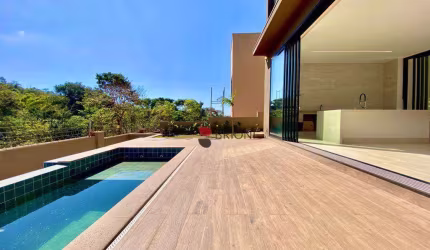 Casa sobrado alto padrão, com 380m², 4 quartos/suítes, à venda no Condomínio Alphaville 3 em Ribeirão Preto/SP I Imobiliária Brioni imóveis