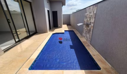 Casa térrea alto padrão com 150 m², 03 quartos à venda no Condomínio Portal da Mata em Ribeirão Preto/SP I Imobiliária Brioni imóveis