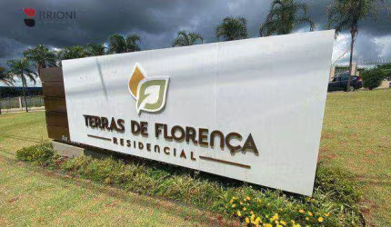 Terreno  alto padrão com 352 m² à venda no Condomínio Terras de Florença em Ribeirão Preto/SP I Imobiliária Brioni imóveis