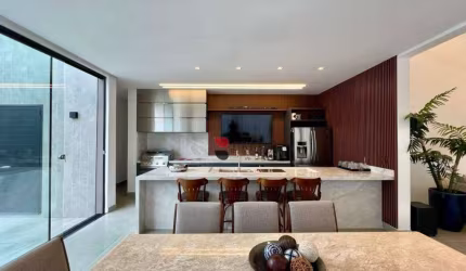 Casa térrea alto padrão, com 368m², 4 quartos/suítes, à venda no Condomínio Buganvile em Ribeirão Preto/SP I Imobiliária Brioni imóveis