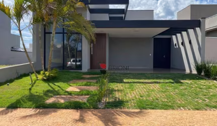 Casa Alto Padrão com 160m², com 3 quartos 1 suíte no Condomínio Vivendas da Mata - Aroeira, em Ribeirão Preto I Imobiliária Brioni imóveis.