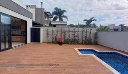Casa térrea alto padrão em Condomínio San Marco, Ilha Liesina, com 175m², 3 quartos/suítes, à venda em Ribeirão Preto/SP I Imobiliária Brioni Imóveis