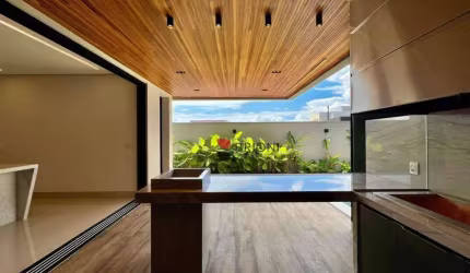 Casa térrea alto padrão com 249m², 3 quartos/suítes à venda no Condomínio Terras de Siena em Ribeirão Preto/SP I Imobiliária Brioni imóveis
