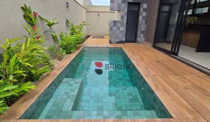 Casa térrea à venda com 194m², 3 quartos/suítes em Condomínio Quinta dos Ventos em Ribeirão Preto I Imobiliária Brioni imóveis