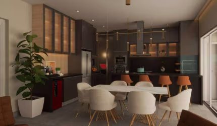 Sobrado Alto Padrão com 222m², 4 quartos/suítes no Condomínio Jardim Sul I Imobiliária em Ribeirão Preto I Brioni imóveis
