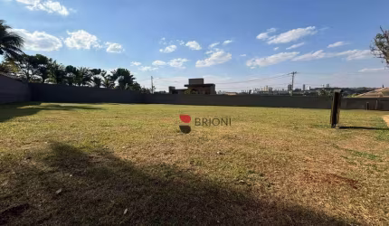 Terreno alto padrão, com 960m², à venda no Condomínio Royal Park, em Ribeirão Preto/SP I Imobiliária em Ribeirão Preto I Brioni imóveis