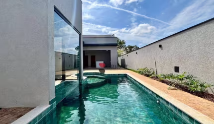 Casa térrea alto padrão no Condomínio Reserva Santa Luísa 263m² à 3 quartos/suítes á venda, em Ribeirão Preto/SP - Imobiliária em Ribeirão Preto - Bri