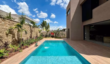 Casa sobrado alto padrão com 447 m², 4 quartos/suítes  à venda no Condomínio Buganvile em Ribeirão Preto/SP I Imobiliária Brioni imóveis