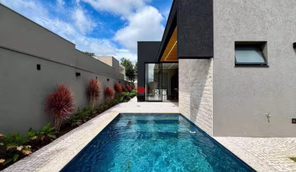 Casa térrea alto padrão com 265 m², 4 quartos suítes à venda no Condomínio Alphaville em Ribeirão Preto/SP I Imobiliária Brioni imóveis