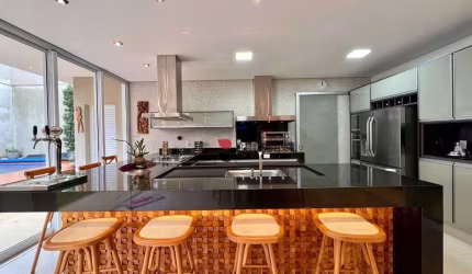 Casa sobrado alto padrão com 414m², 5 quartos à venda no Condomínio Alphaville 2 em Ribeirão Preto/SP I Imobiliária Brioni imóveis
