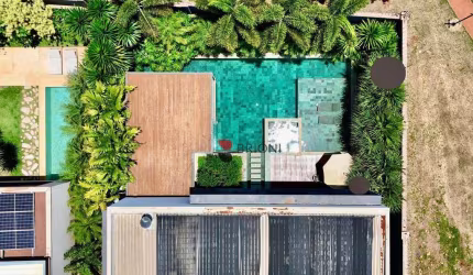Casa sobrado com 733m², 5 quartos/suítes à venda, condomínio Borda do Parque no Jardim Olhos D'água, em Ribeirão Preto I Imobiliária em Ribeirão Preto