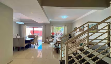 Casa alto padrão com 181m², 3 quartos/suítes à venda no Condomínio Nova Aliança em Ribeirão Preto/SP I Imobiliária Brioni imóveis
