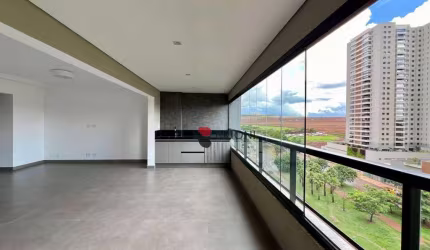 Apartamento com 3 dormitórios/suítes para alugar, 155 m²  - Jardim Olhos D'Água em Ribeirão Preto/SP I Imobiliária Brioni imóveis
