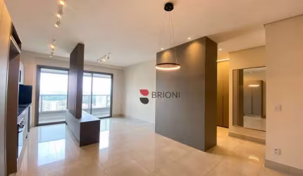 Apartamento padrão com 73m², 1 quarto para locação no Condomínio Le Monde em Ribeirão Preto/SP I Imobiliária Brioni imóveis