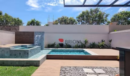 Casa alto padrão com 269m², 3 quartos/suítes à venda no Condomínio Alto do Castelo 1 em Ribeirão Preto/SP I Imobiliária Brioni imóveis