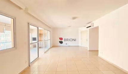 Apartamento alto padrão com 141m², 3 quartos/suítes para locação no Edifício Cenário em Ribeirão Preto/SP I Imobiliária Brioni imóveis
