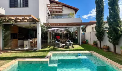 Casa alto padrão com 300m², 4 quartos à venda no Condomínio Colina do Sabiá em Ribeirão Preto/SP I Imobiliária Brioni imóveis