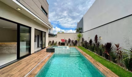 Casa sobrado de Alto Padrão com 5 suítes à venda no Condomínio Alphaville 3, em Ribeirão Preto/SP I Imobiliária em Ribeirão Preto I Brioni Imóveis