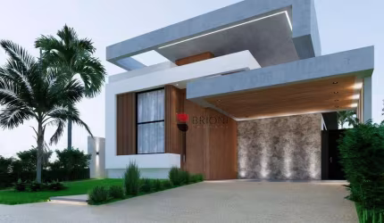 Casa alto padrão com 178m², 3 quartos/suítes à venda no Condomínio Quinta dos Ventos em Ribeirão Preto/SP I Imobiliária Brioni imóveis