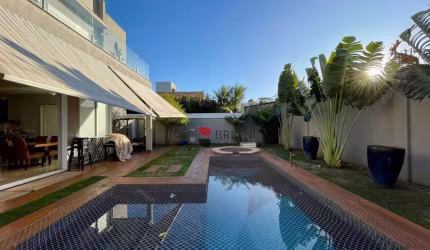 Casa sobrado com 4 Quartos/Suítes, 301m² para alugar no Alphaville Ribeirão Preto/ SP