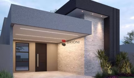 Casa térrea Alto padrão, com 150m², 3 suítes à venda, no Condomínio San Marco em Ribeirão Preto/SP I Imobiliária Brioni imóveis
