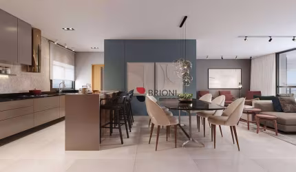 Apartamento de Alto padrão a venda com 227 m², possui 3 suítes no condomínio Cidade de Zurique em Ribeirão Preto I Imobiliária Brioni Imóveis