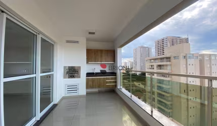 Apartamento alto padrão com 135m², 3 quartos/suítes para locação no Edifício Central Park em Ribeirão Preto/SP I Imobiliária Brioni imóveis