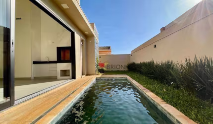 Casa alto padrão com 190m², 3 quartos/suítes à venda no Condomínio Bella Cittá em Ribeirão Preto/SP I Imobiliária Brioni imóveis