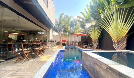 Sobrado alto padrão, com 420m², 4 quartos, à venda no Condomínio Alphaville em Ribeirão Preto/SP I Imobiliária Brioni imóveis