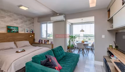 Apartamento Studio 37m² - MOBILIADO - Chácara Santo Antônio