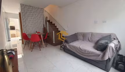 Casa de Condomínio com 2 quartos, Caiçara, Praia Grande - R$ 350 mil, Cod: 10227