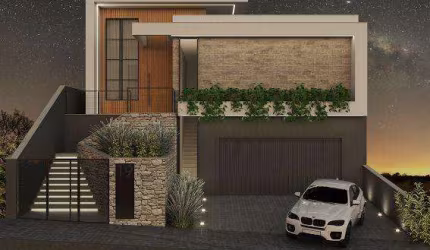 Casa para Venda em Palhoça, Pedra Branca, 3 dormitórios, 3 suítes, 4 banheiros, 2 vagas