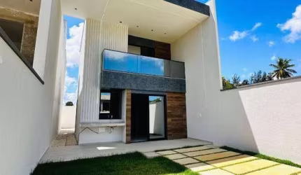 Casa com 3 dormitórios à venda, 118 m² por R$ 640.000,00 - Timbu - Eusébio/CE