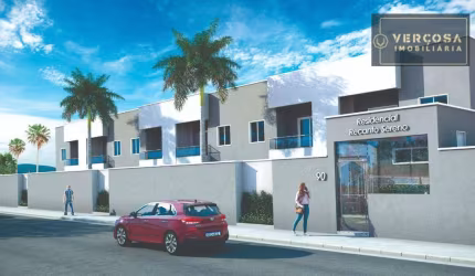 Apartamento com 2 dormitórios à venda, 57 m² por R$ 207.000,00 - Loteamento Rota do Mar - Aquiraz/CE