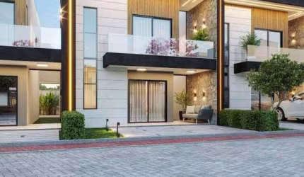 Casa com 4 dormitórios à venda, 130 m² por R$ 680.000,00 - Lagoinha - Eusébio/CE
